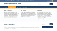 Desktop Screenshot of anodizingindia.com